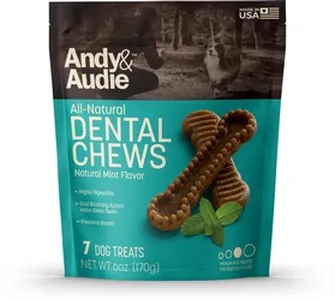 1ea 6 oz. Andy & Audie Medium Dental Chew - Health/First Aid